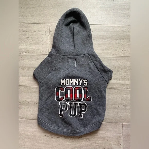 Mommy’s Cool Pup Dog Hoodie Size S - Picture 1 of 5